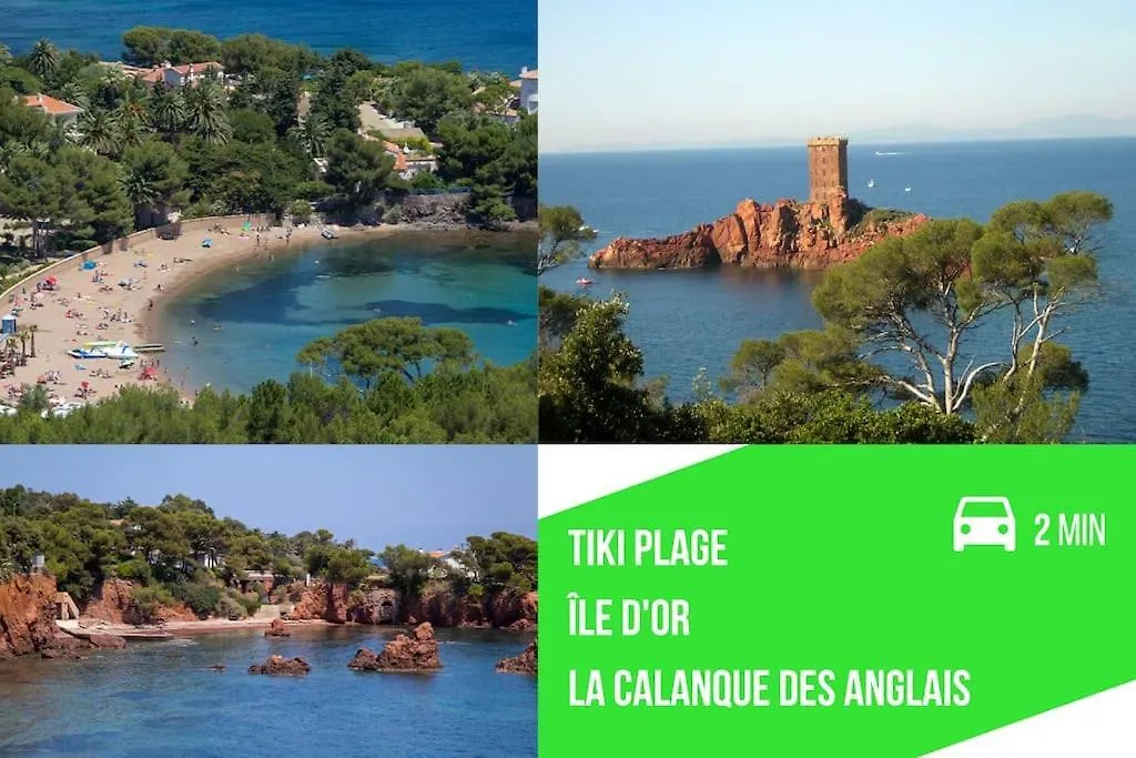 Saint-Raphaël Apartment Green Apple Cap Esterel צרפת